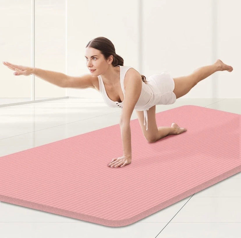 Thick Solid Yoga Mat For Fitness